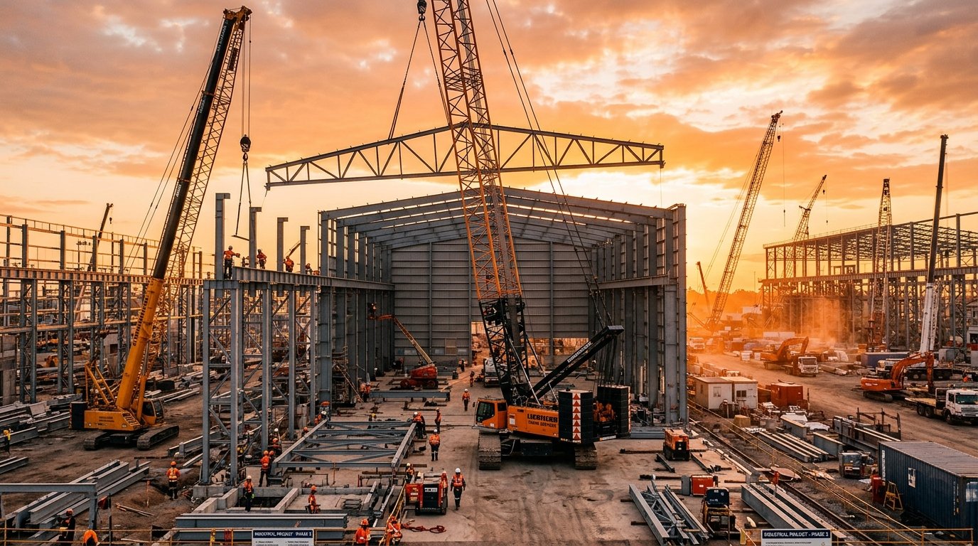 Factory Shed Construction Timeline